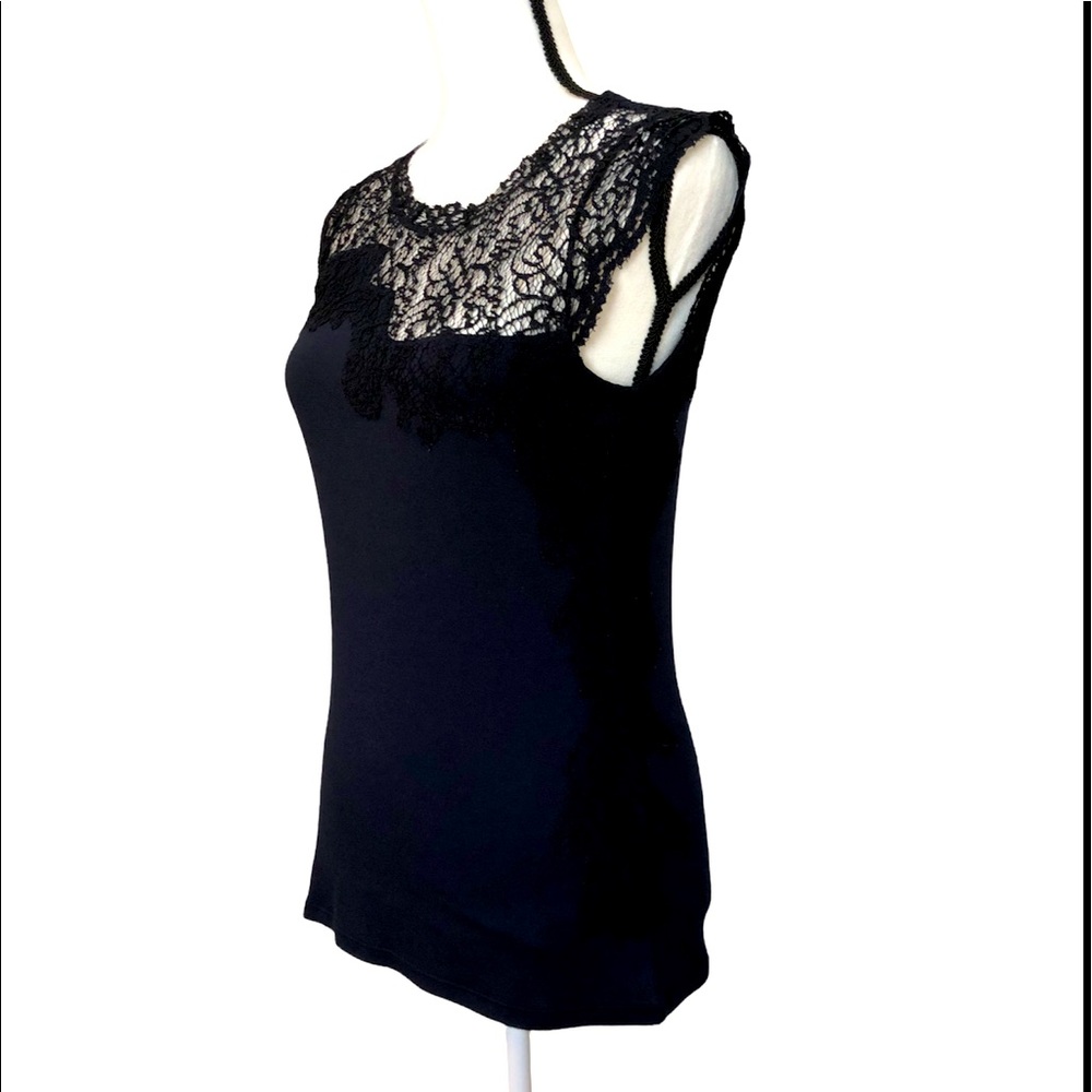 Elie Tahari Lace Sleeveless Top